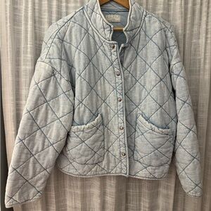 Z Supply Women's Puffer Jacket - Soft Blue